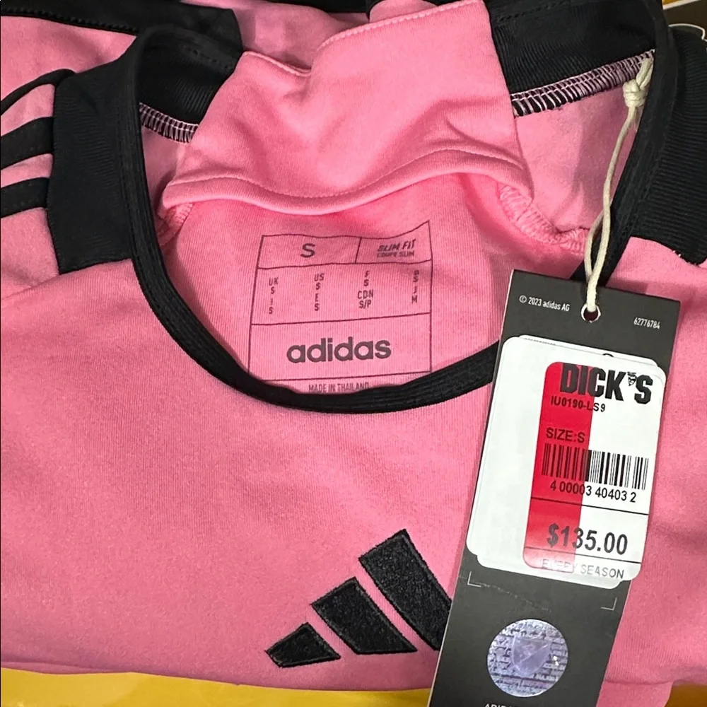 Adidas Inter Miami Home 9 Suárez Jersey MSRP $135 NWT Size S